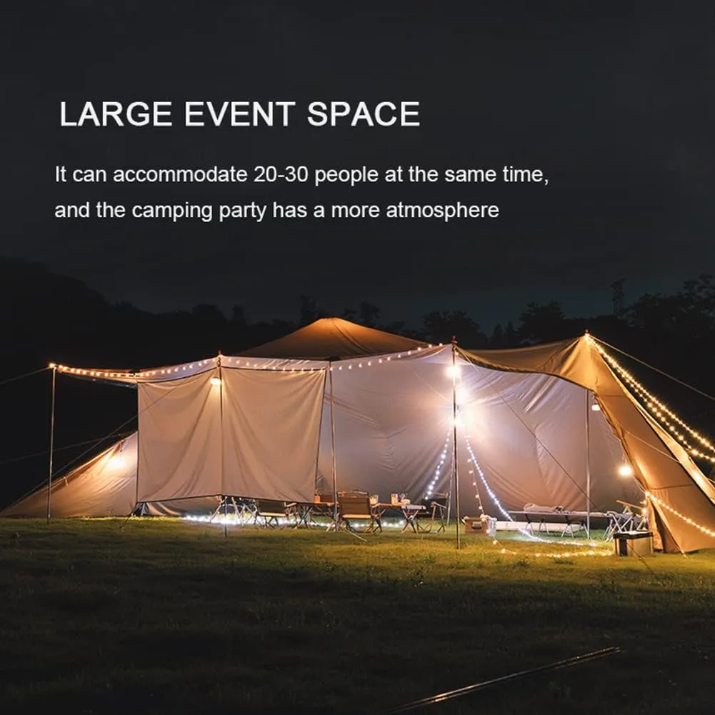 NIEH Camping Tent for 8 Person, Large Family Tent Waterproof & Windproof 4 Seasons Instant Tent for Family Team Outdoor Backpacking Camping Hiking