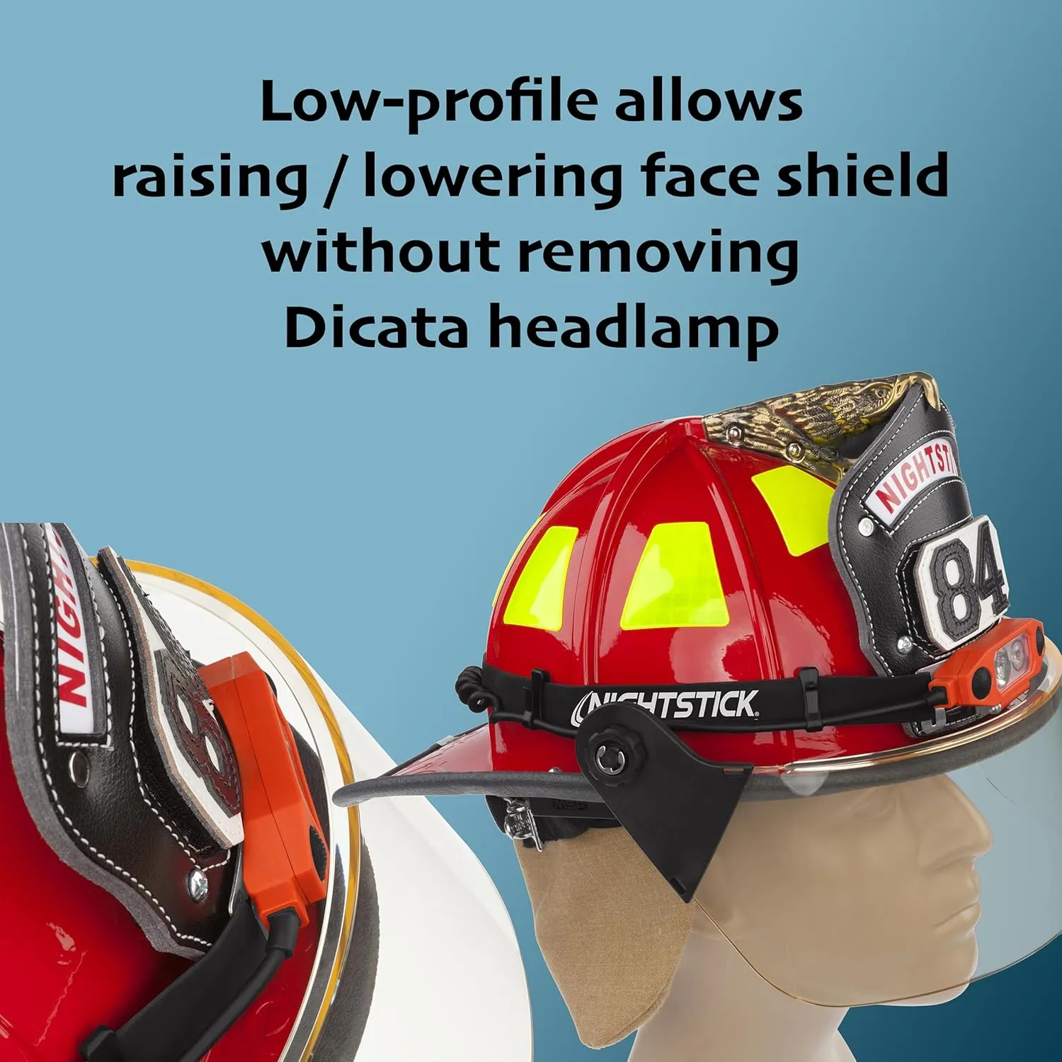 Nightstick DICATA™ XPP-5462RX X-Series Intrinsically Safe Low-Profile Dual-Light Headlamp, Red