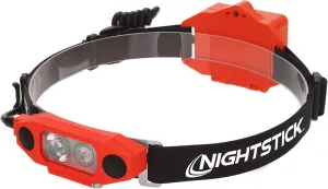 Nightstick DICATA™ XPP-5462RX X-Series Intrinsically Safe Low-Profile Dual-Light Headlamp, Red