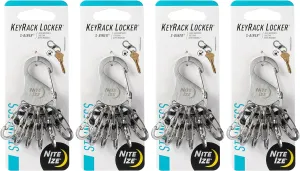 Nite Ize KeyRack Locker Stainless Steel (4-Pack)