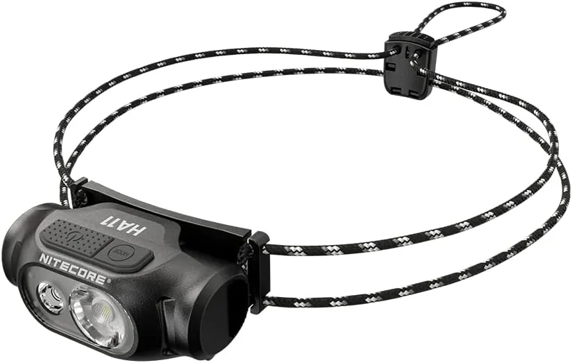 Nitecore HA11 Ultra Lightweight Dual Beam AA Headlamp- 240 Lumens - Includes One AA