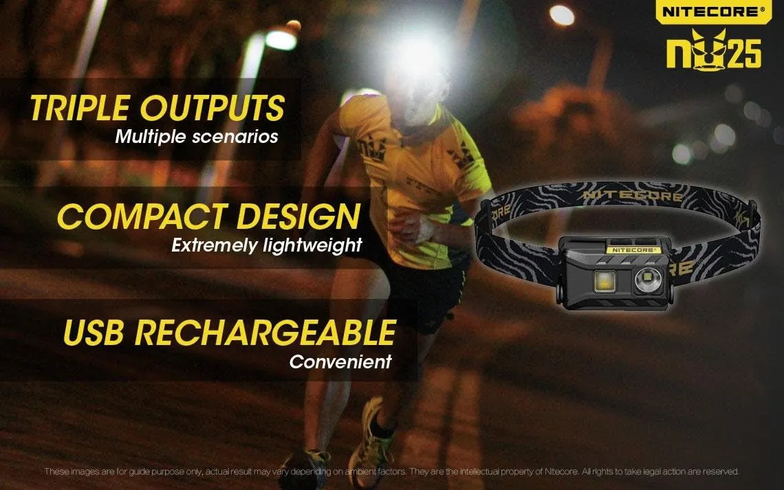 Nitecore NU25 360 LM Rechargeable Headlamp