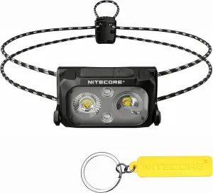 Nitecore NU25 UL 400 Lumen Headlamp Ultra Light Dual Beam USB-C Rechargeable Headlight with Tag