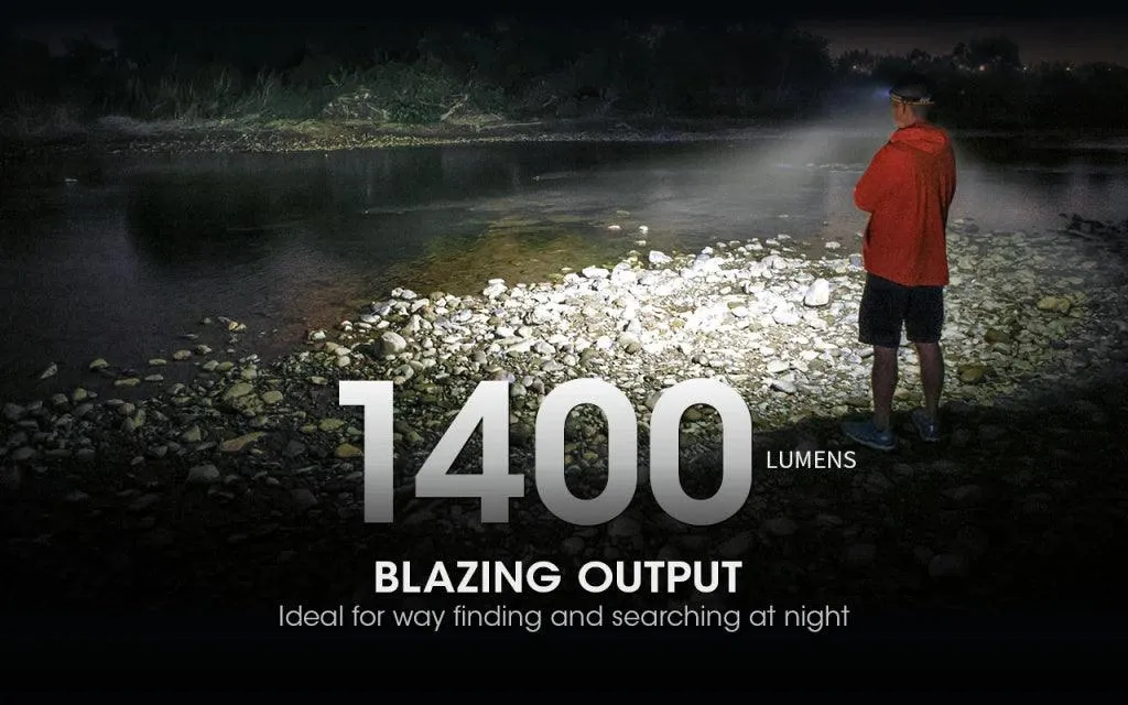 NITECORE NU43 1400 Lumens Rechargeable Headlamp