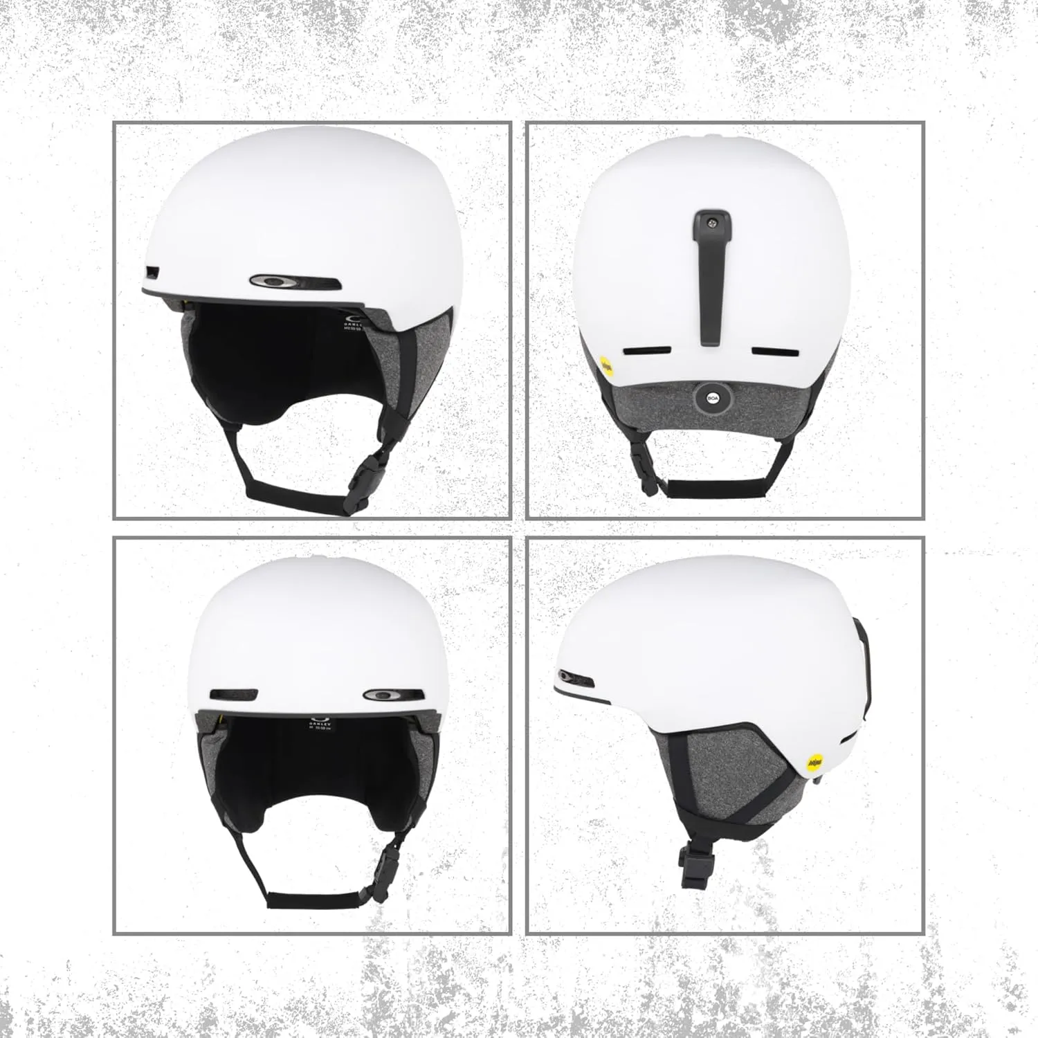 Oakley MOD1 MIPS Ski Snowboarding Helmet for Men for Women   Bundle with Designer iWear Collapsible Water Bottle with Carabiner