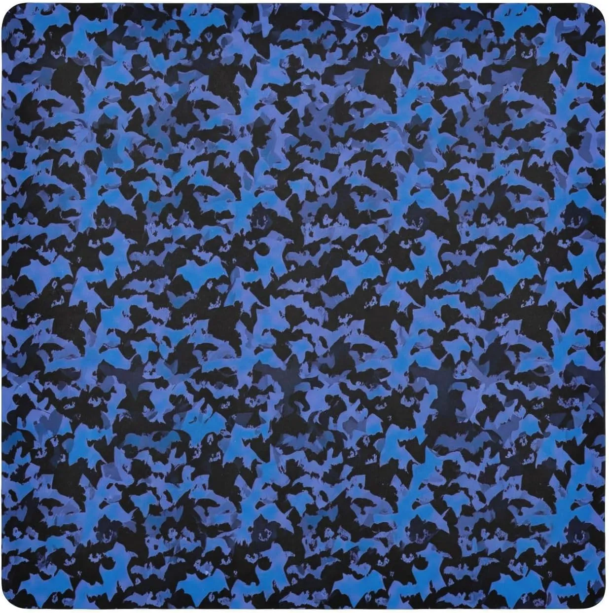 ODAWA Blue Bat Swarm 21.7"x21.7" Self Adhesive Cloth Multi-purpose Wrap Cloth