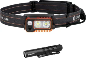 OLIGHT Array 2 Pro 1500 Lumens Headlamp Bundle I3T 2 EOS Pocket EDC Flashlight