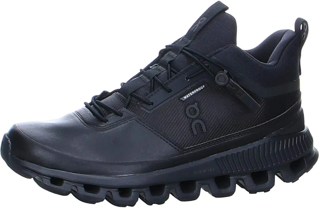 On Running Womens Cloud Hi Waterproof Textile Synthetic Trainers