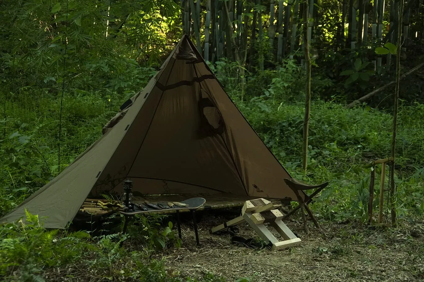 OneTigris TENTSFORMER Raincoat, Bushcraft Poncho Tent, Multiuse Waterproof Rain Cover for Men Women Adults