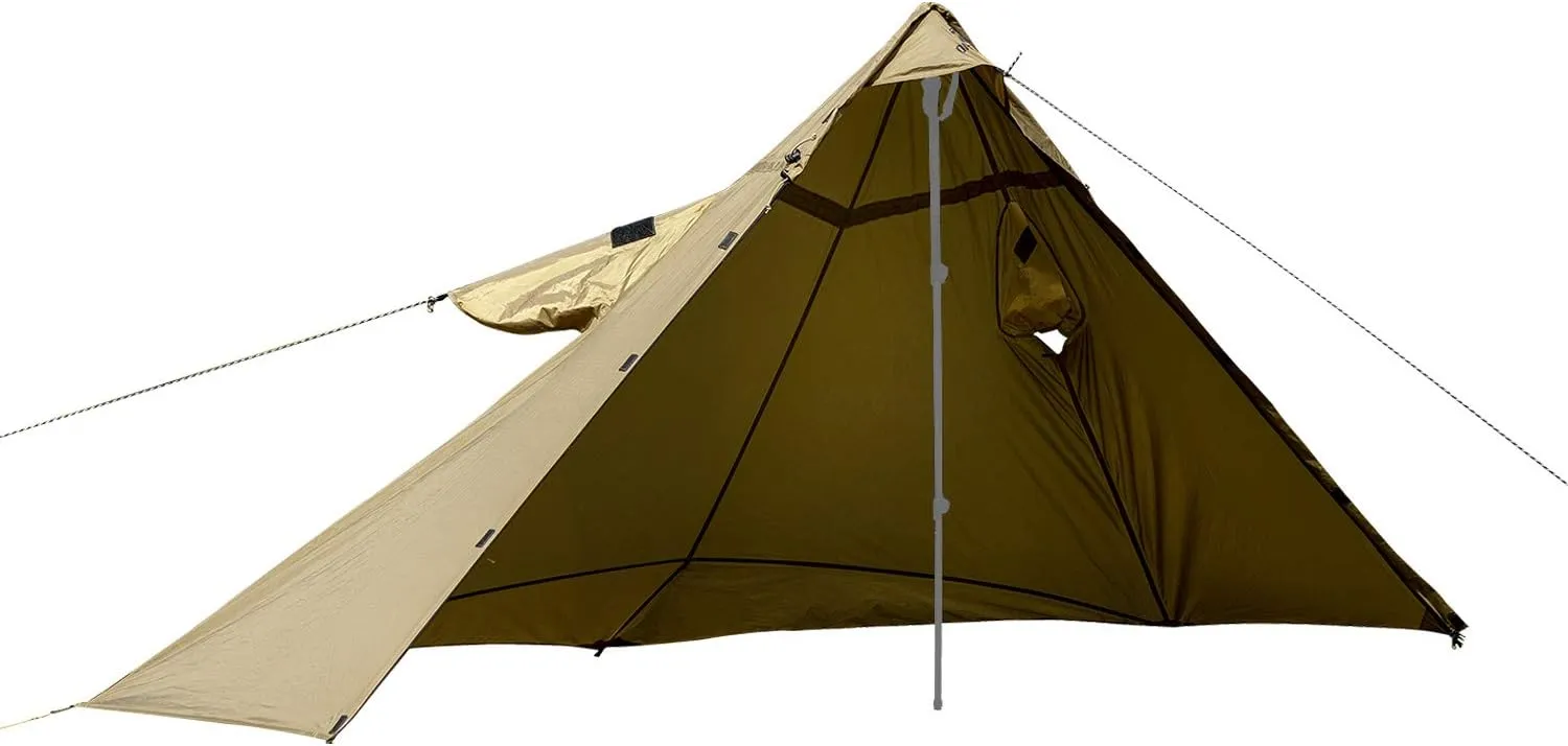 OneTigris TENTSFORMER Raincoat, Bushcraft Poncho Tent, Multiuse Waterproof Rain Cover for Men Women Adults