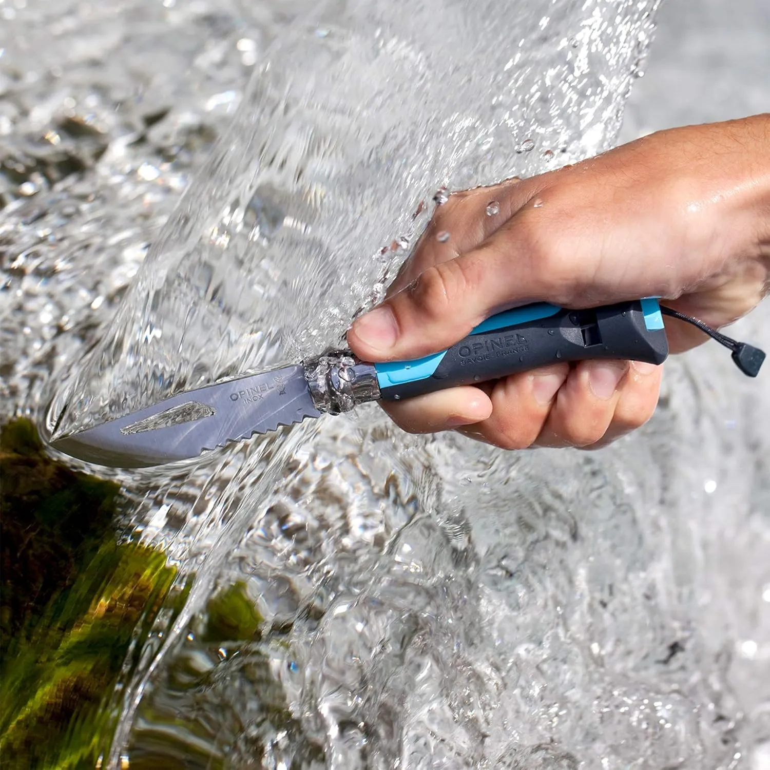 Opinel No.8 Outdoor - Stainless Steel Knife and Survival Tool