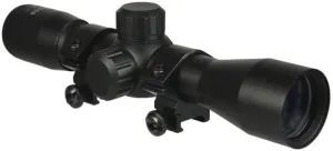 Optics Kit with Compact 4x32 Rifle Scope   Ring Mounts Fits Weaver Picatinny Rails Fits Mossberg 715t MMR FLEX-22 Remington Rifles Ruger LC PC Carbine