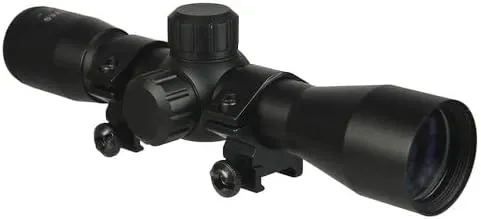 Optics Kit with Compact 4x32 Rifle Scope   Ring Mounts Fits Weaver Picatinny Rails Fits Mossberg 715t MMR FLEX-22 Remington Rifles Ruger LC PC Carbine