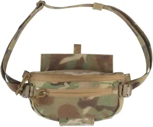 Originality Tactical Drop Dump Pouch Extension Pack Tool Pouch with Hook & Loop and Extra Straps Carrying Kit Bag for Tactical Vest (camo)