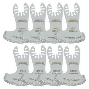 Oscillating Multi Tool Swing Diamond Blades, Diamond Oscillating Tool Blade, Mortar Cutting Saw Blades for Grout Removal, 8-Pack