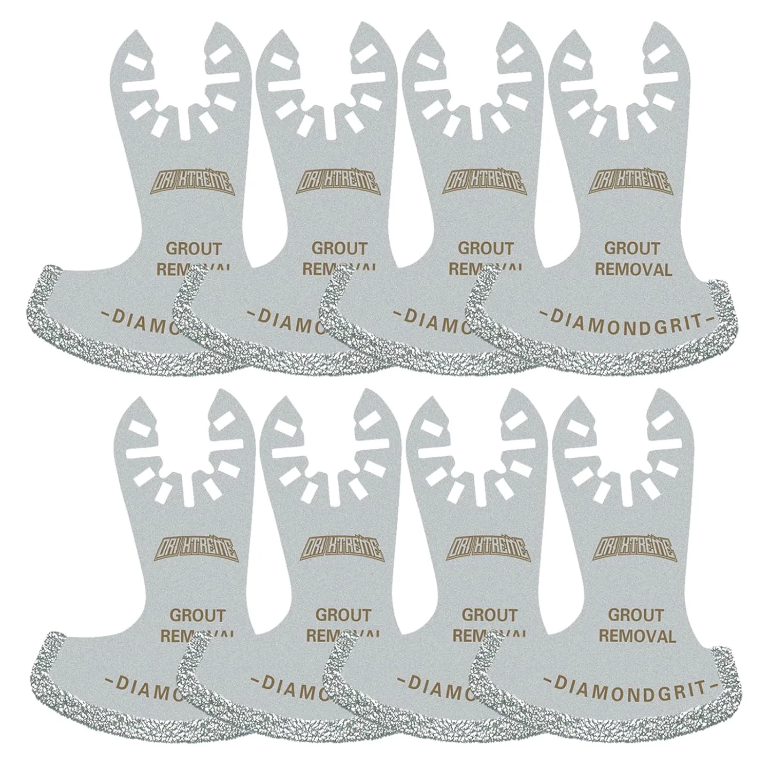 Oscillating Multi Tool Swing Diamond Blades, Diamond Oscillating Tool Blade, Mortar Cutting Saw Blades for Grout Removal, 8-Pack