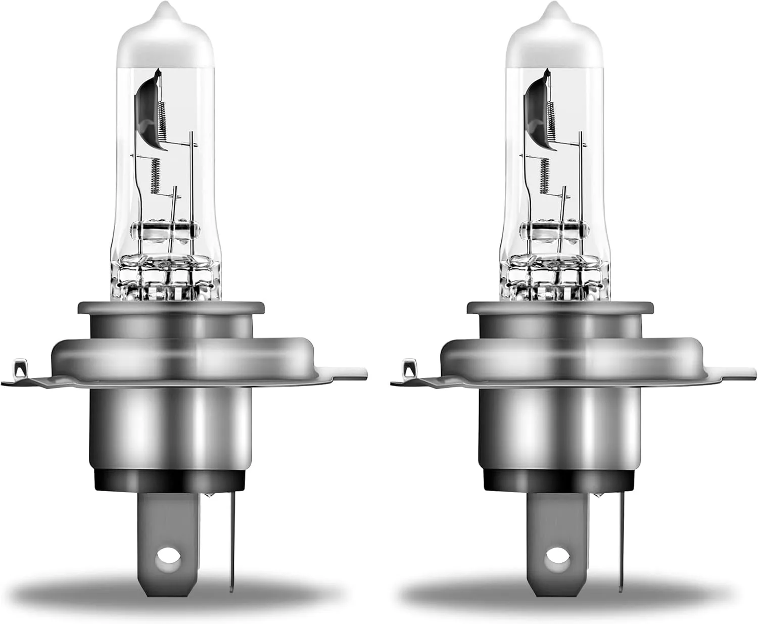 OSRAM NIGHT BREAKER SILVER H4,  100% more brightness, halogen headlamp, 64193NBS-HCB, 12V, passenger car, duo box (2 lamps)