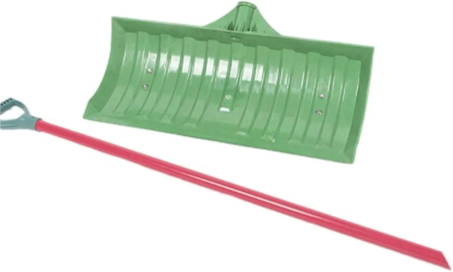 Outdoor Snow Tool, Snow Shovel with Wheeled Snow Pusher Comes with A D-Handle for Driveway Snow Clearing Emergency Snow Shovel