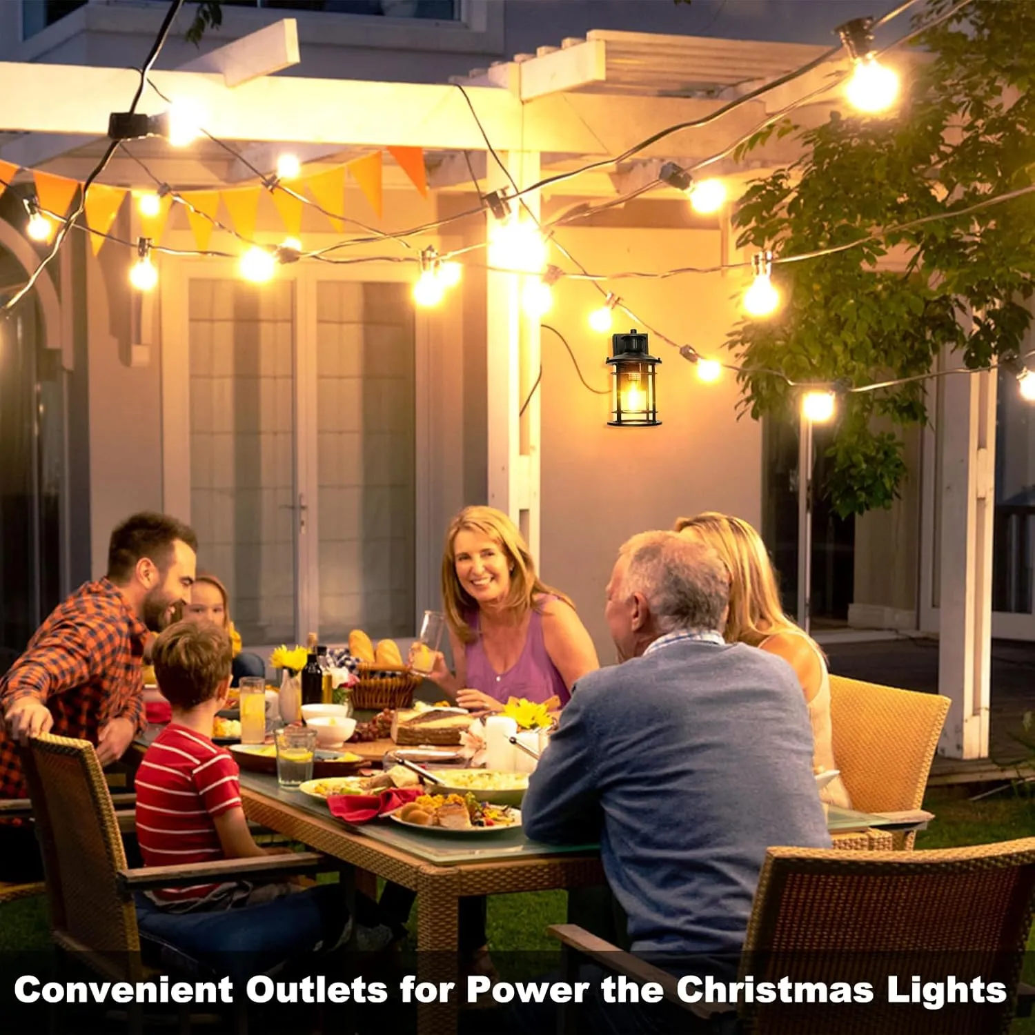 Outdoor Wall Light Fixtures, Dusk to Dawn Motion Sensor Outdoor Porch Light with GFCI Outlet & 3 Modes, Exterior Waterproof Lantern Sconce Lighting Lamp Anti-Rust Outside Lights for House Garage Patio