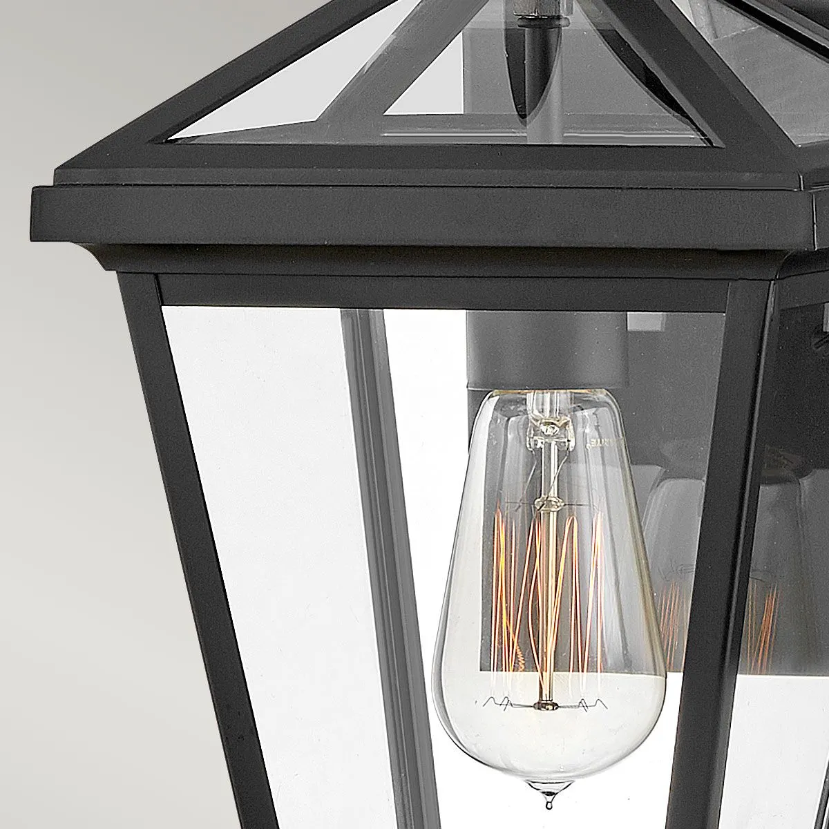 Palma 1lt Small Wall Lantern | Black
