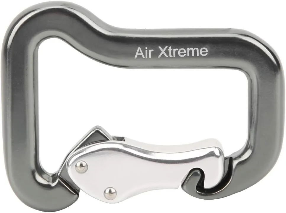 Parachute Master Carabiner, Parachute Carabiner, Aluminum Alloy 84x64x12mm Roofers for Rock Climbing Aerial Work Quick Drop