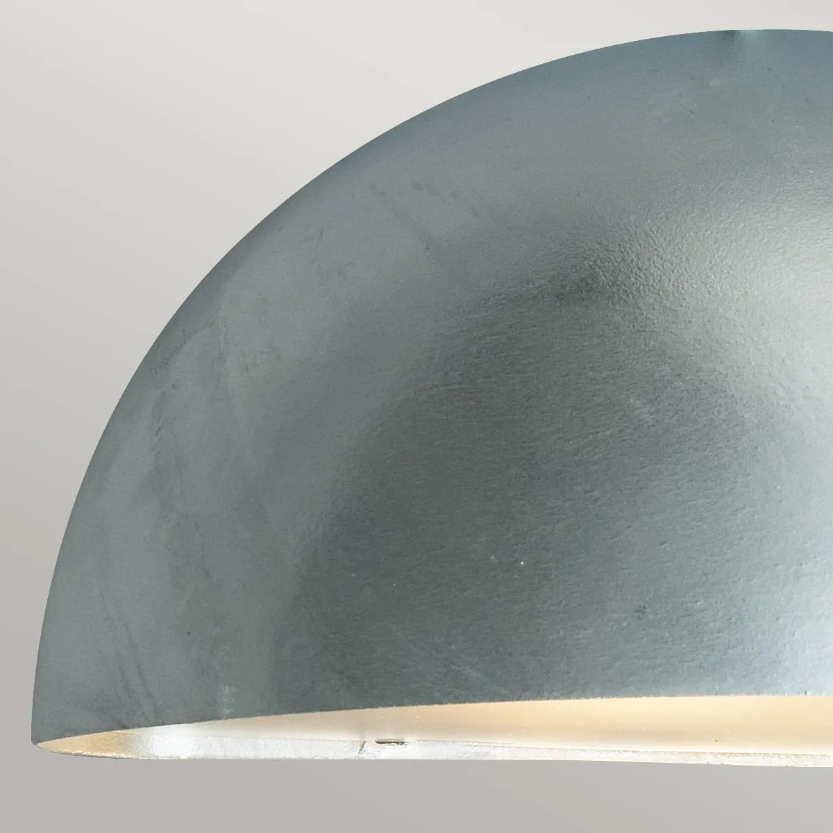 Paris 1 Light Large Wall Lantern - Galvanised | Galvanised