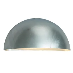 Paris 1 Light Large Wall Lantern - Galvanised | Galvanised