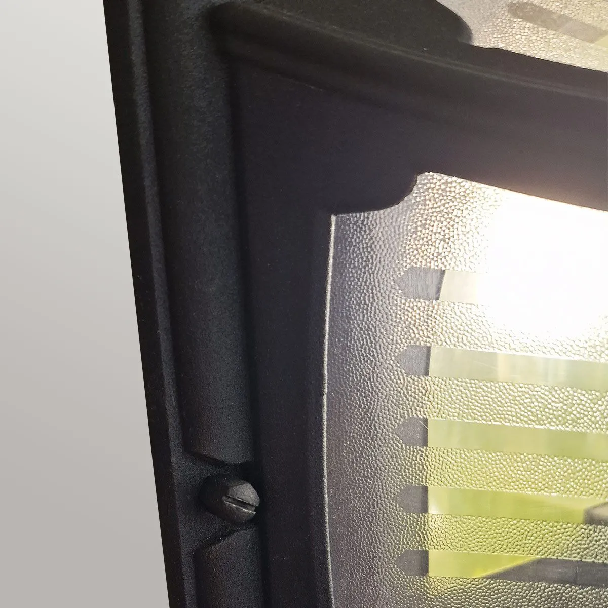 Parish 1 Light Ceiling Flush  | Black