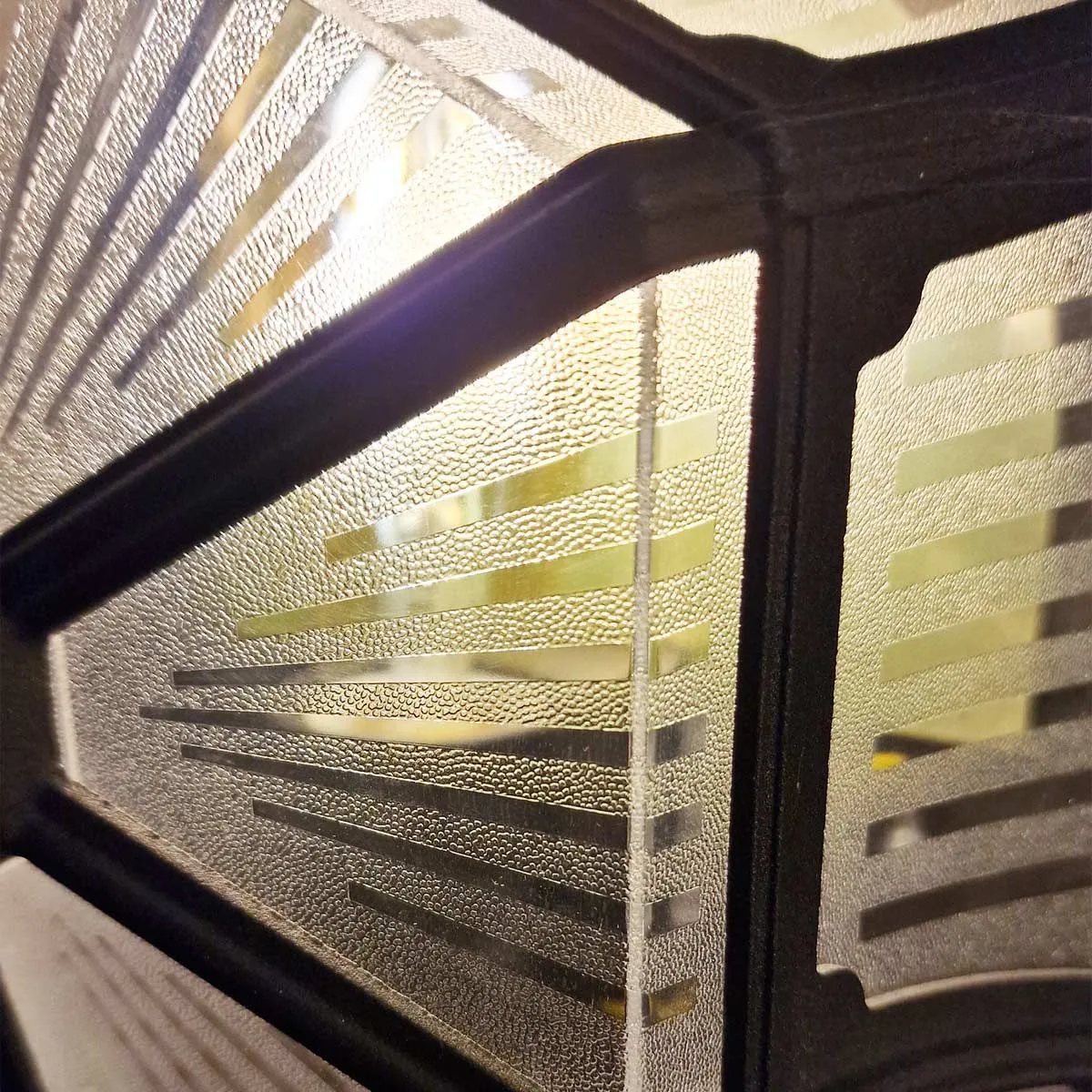 Parish 1 Light Ceiling Flush  | Black