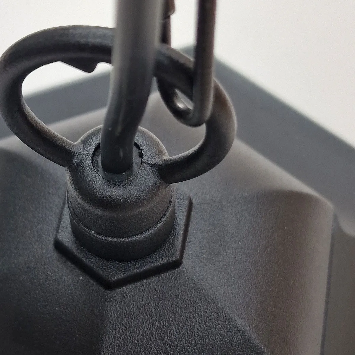 Parish 1 Light Chain Lantern  | Black