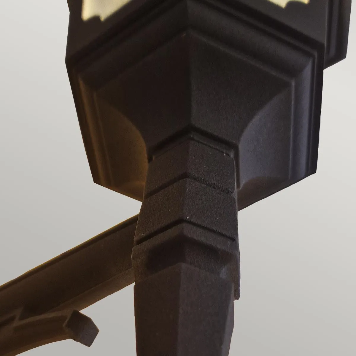 Parish 1 Light Down Wall Lantern | Black