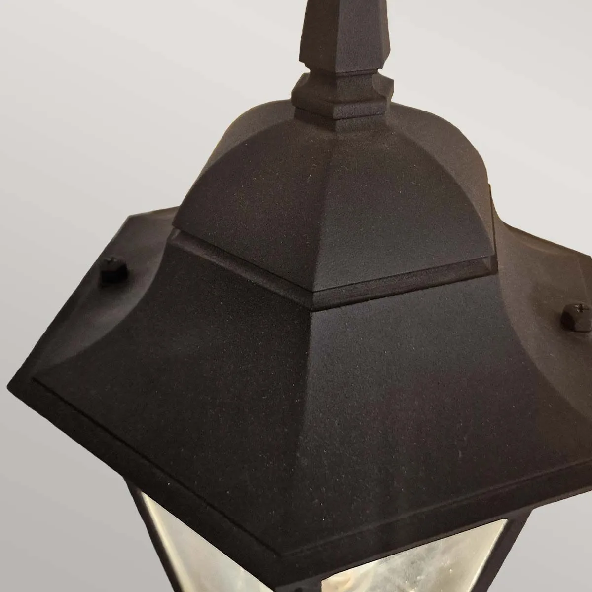 Parish 1 Light Down Wall Lantern | Black
