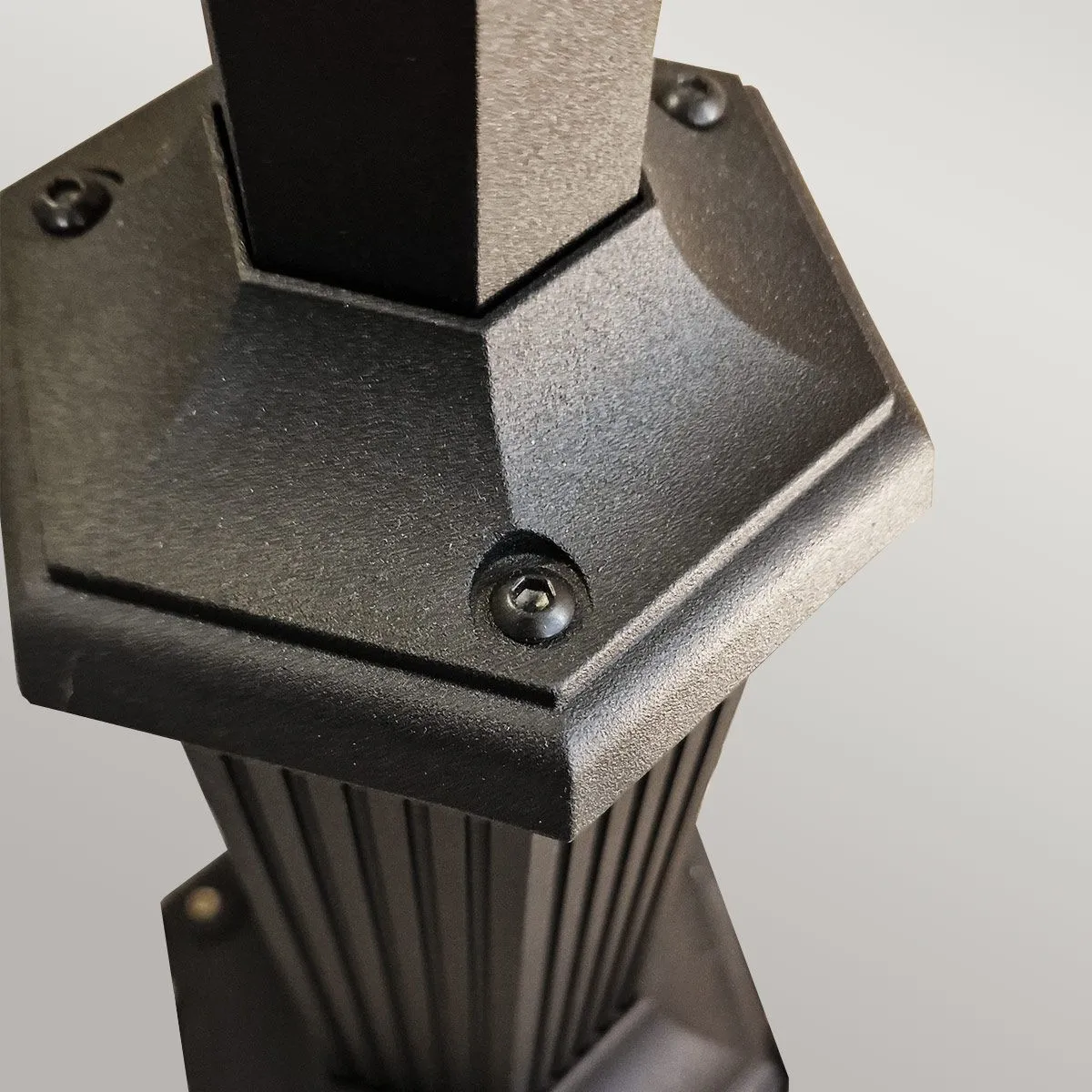 Parish 1 Light Lamp Post  | Black