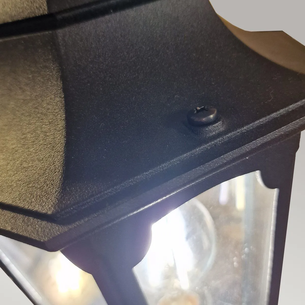 Parish 1 Light Lamp Post  | Black