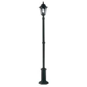Parish 1 Light Lamp Post  | Black