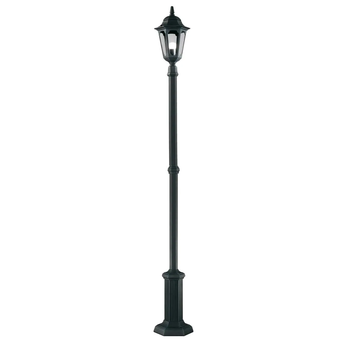 Parish 1 Light Lamp Post  | Black