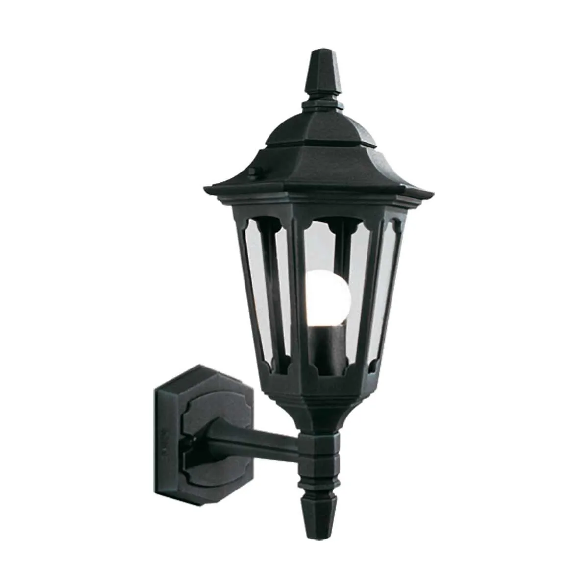Parish Mini 1 Light Up Wall Lantern  | Black