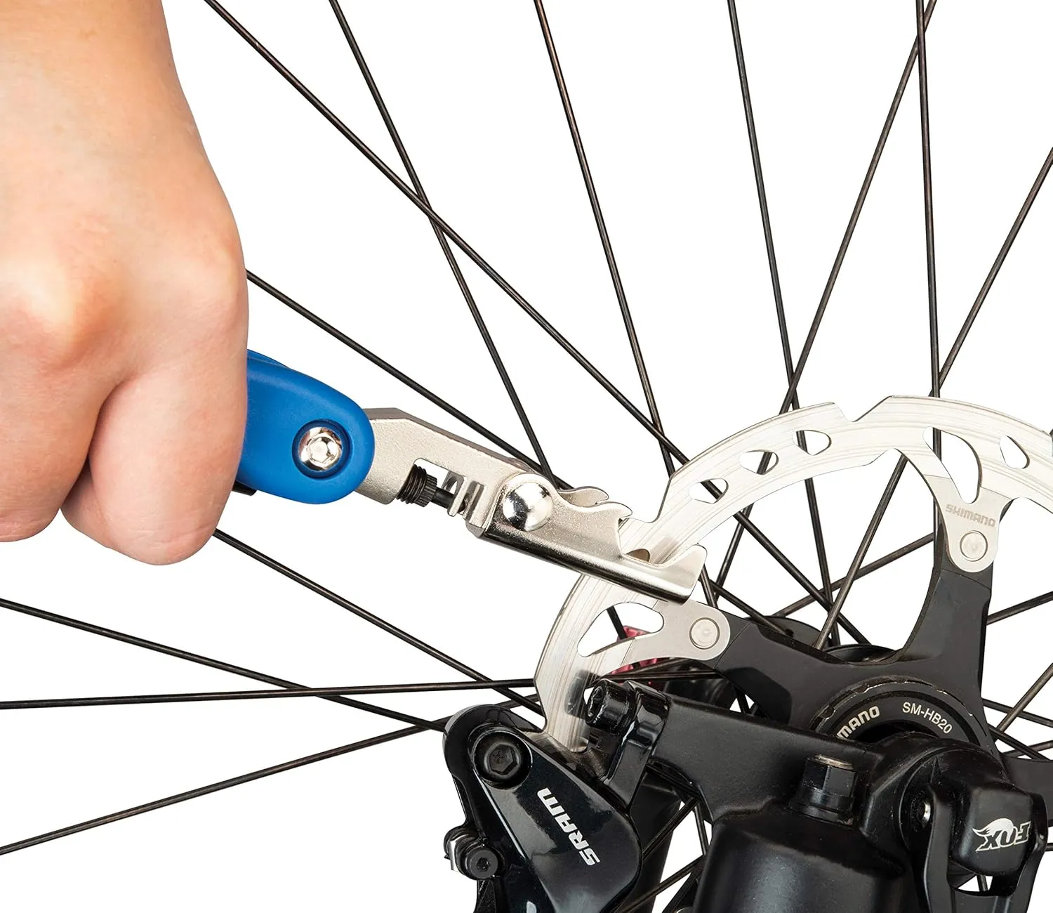 Park Tool MTC-40 Bicycle Multi-Tool with 2.5 to 8mm Hex Wrenches, T25 & T30, Screwdriver, Chain Tool & CO₂ Inflator Adapter