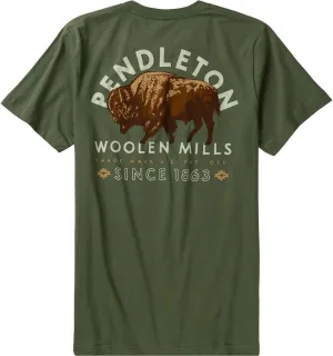 Pendleton Men's Classic, Military Green/Multi
