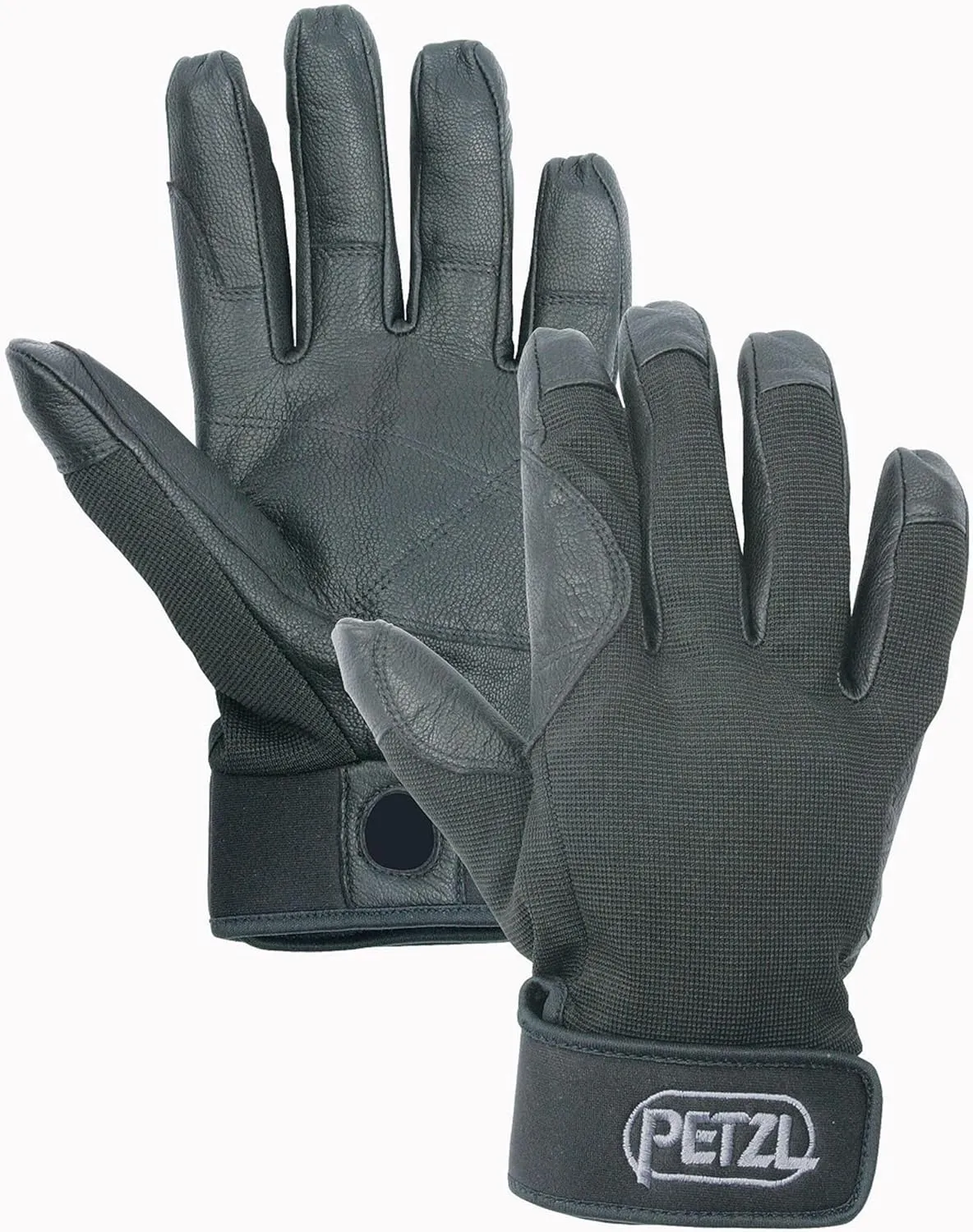 PETZL CORDEX Gloves - Lightweight, Breathable Leather Belay Gloves for Climbing and Rappelling