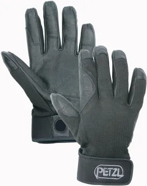 PETZL CORDEX Gloves - Lightweight, Breathable Leather Belay Gloves for Climbing and Rappelling