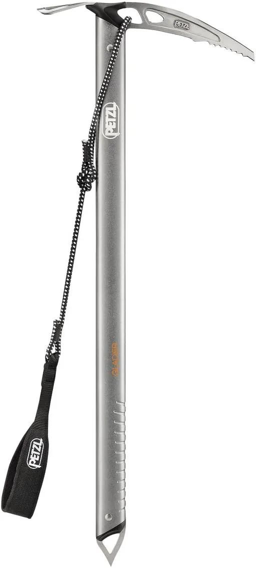 PETZL Glacier Ice Axe - Lightweight Performance Ice Axe for Mountaineering and Glacier Travel