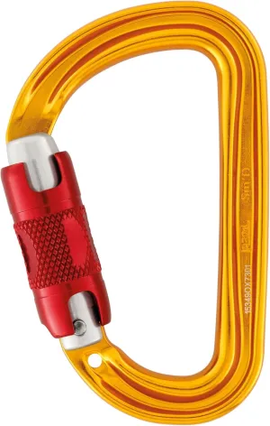 Petzl Sm'D Carabiner - Versatile, Lightweight, Compact, D-Shaped Locking Carabiner for Rock and Ice Climbing