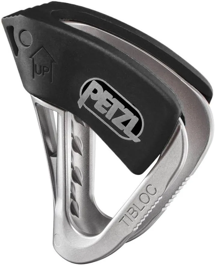 PETZL TIBLOC Stainless Steel Black Rope Grab Rope Clamp B01BN