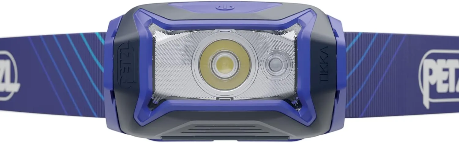 PETZL Tikka CORE Headlamp - Rechargeable, Compact 450 Lumen Light with Red Lighting, for Hiking, Climbing, and Camping