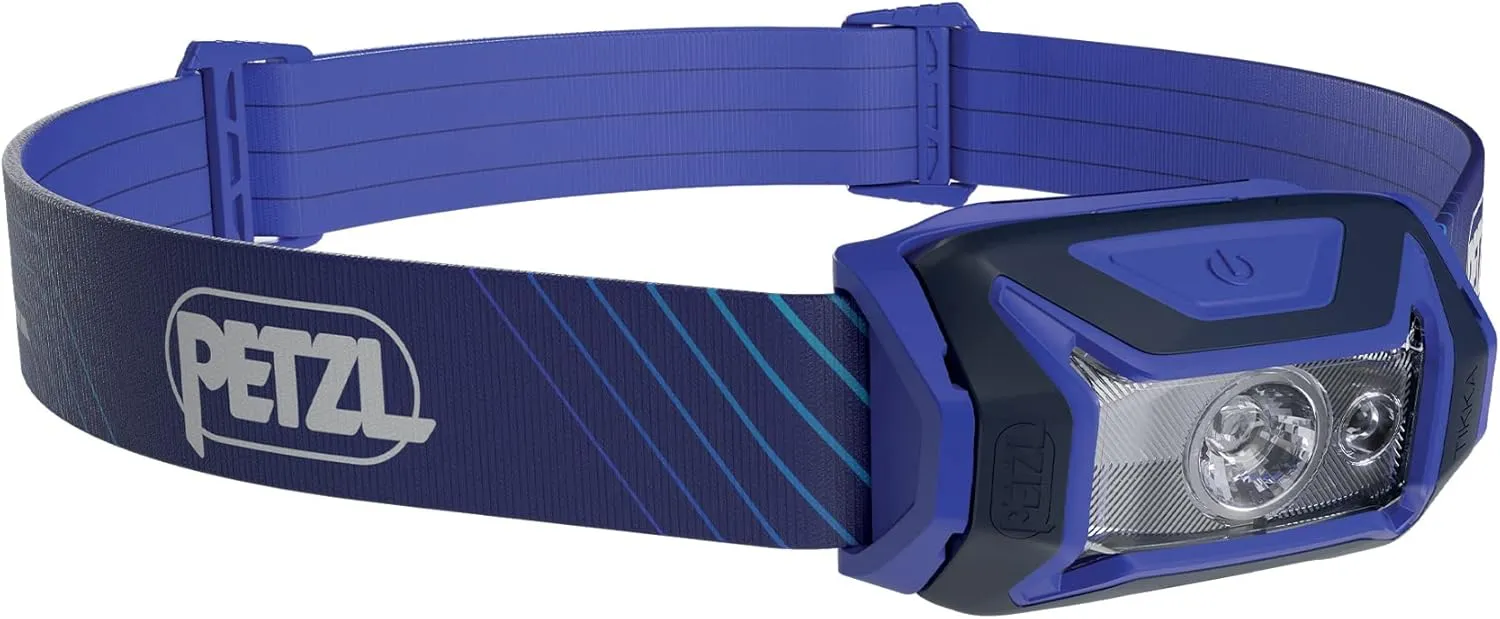 PETZL Tikka CORE Headlamp - Rechargeable, Compact 450 Lumen Light with Red Lighting, for Hiking, Climbing, and Camping