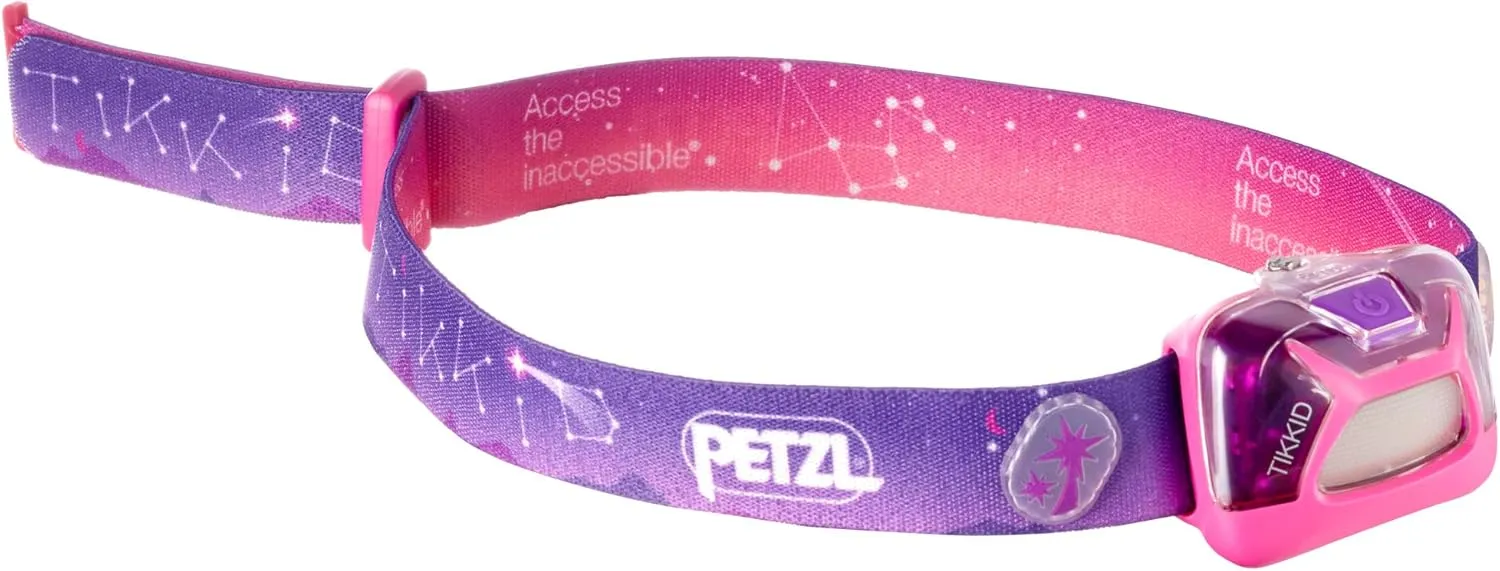 PETZL - TIKKID, 20 Lumens, Outdoor and Indoor Compact Headlamp for Reading and Play, Kids 3 Years and Older