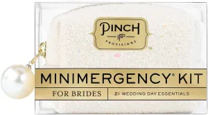 Pinch Provisions Minimergency Kit for Brides, Includes 21 Must-Have Essential Items for The Big Day, Compact, Multi-Functional Zipper Pouch, Perfect Survival Kit for Team Bride