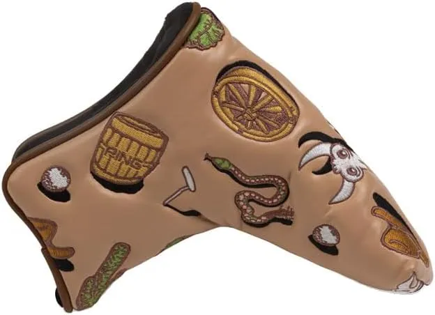 Ping Golf Desert Rule Blade Putter 231 Brown Headcover New