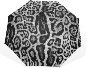 Poeticcity Travel Umbrella, Hand Open Close Windproof Waterproof Folding Umbrella, Black Tape Compact Canopy Strong Anti UV Ray Parasol
